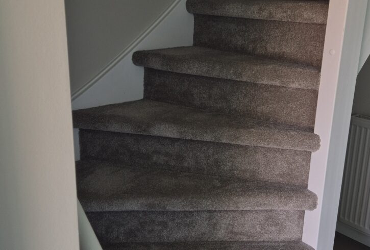 Gestoffeerde trap